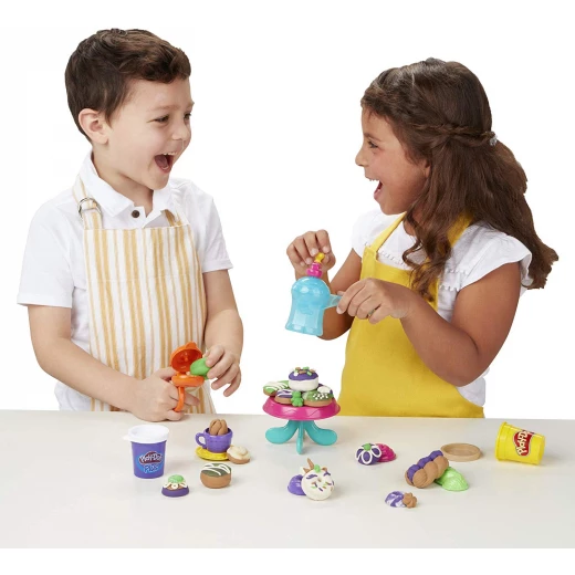 Play-Doh Kitchen Creations - Delightful Donuts Play Food Set - بلاي دوه - Image 5