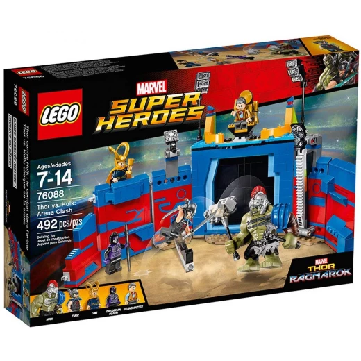 LEGO Superheroes: Thor vs. Hulk: Arena Clash, 492 pieces LEGO Superheroes: Thor vs. Hulk: Arena Clash, 492 pieces