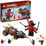 LEGO 70669 Ninjago Earth Driller Includes Cole, Kai, Scout and Stone Army Warrior Minifigures Ninja Drill Toy Set 587 Pieces - ليجو