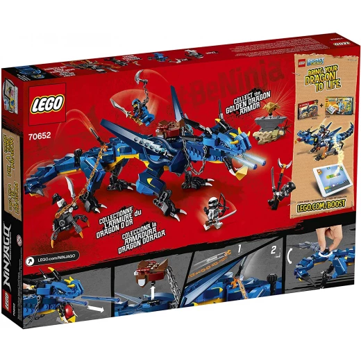 LEGO Ninjago Stormbringer Dragon Toy, Masters of Spinjitzu Action Figure - ليجو - Image 2
