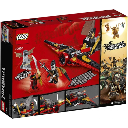 LEGO Ninjago Destiny's Wing Toy Jet Plane, 181 pieces - ليجو - Image 3