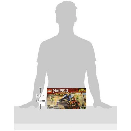LEGO Ninjago:Kai's Blade Cycle & Zane's Snowmobile, 376 pieces - ليجو - Image 7