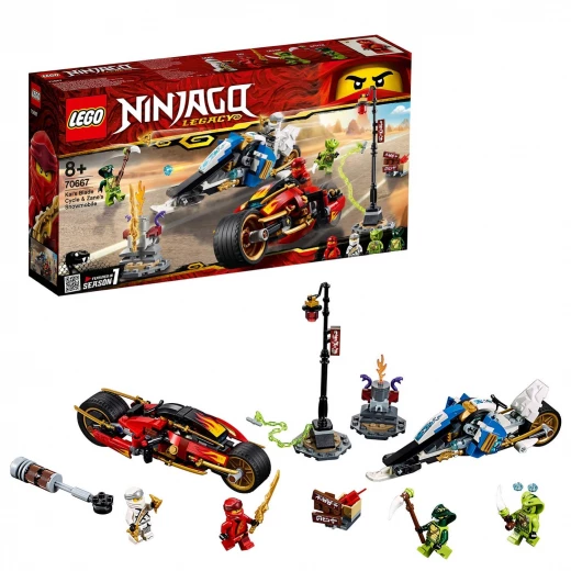 LEGO Ninjago:Kai's Blade Cycle & Zane's Snowmobile, 376 pieces LEGO Ninjago:Kai's Blade Cycle & Zane's Snowmobile, 376 pieces