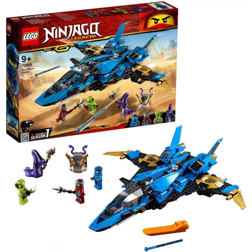 LEGO Ninjago Legacy Jay’s Storm Fighter Building Kit, 490 pieces LEGO Ninjago Legacy Jay’s Storm Fighter Building Kit, 490 pieces