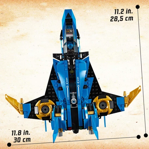 LEGO Ninjago Legacy Jay’s Storm Fighter Building Kit, 490 pieces - ليجو - Image 3