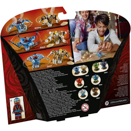 LEGO Ninjago Spinjitzu Nya and Wu Ninja Customisable Spinner Toy Set, 227 pieces - ليجو - Image 6