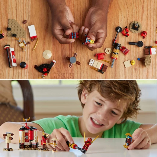 LEGO Ninjago Monastery Training Includes Kai and Nya Minifigures Building Set, 122 pieces - ليجو - Image 6