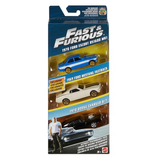 Mattel - Fast & Furious 8 Die-cast Car (3-Pack) - Assorted - ماتيل - Image 3