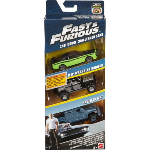 Mattel - Fast & Furious 8 Die-cast Car (3-Pack) - Assorted - ماتيل - Image 2