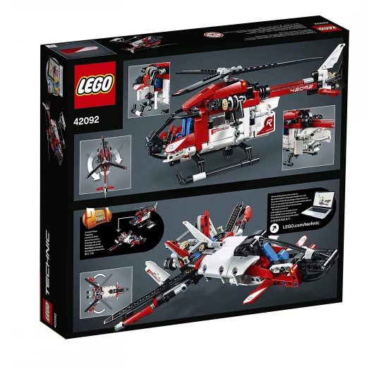 LEGO Technic Rescue Helicopter Building Blocks for Kids (325 Pcs) - ليجو - Image 6