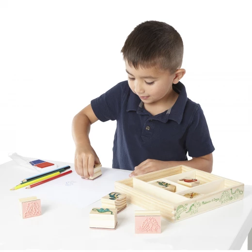 Melissa & Doug Dinosaur Stamp Set - ميليسا اند دوج - Image 2