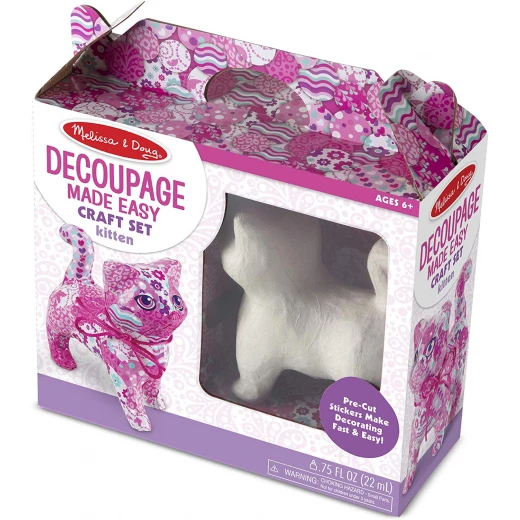Melissa & Doug Decoupage Made Easy - Kitten Melissa & Doug Decoupage Made Easy - Kitten
