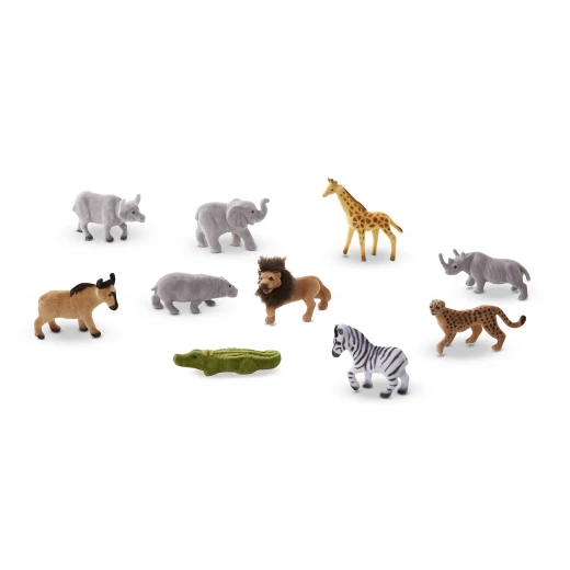 Melissa & Doug Safari Sidekicks - 10 Collectible Wild Animals - ميليسا اند دوج - Image 4