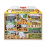 Melissa & Doug Safari Sidekicks - 10 Collectible Wild Animals - ميليسا اند دوج