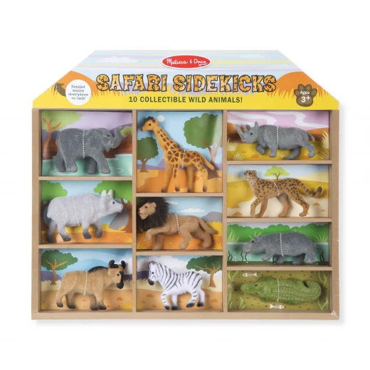 Melissa & Doug Safari Sidekicks - 10 Collectible Wild Animals Melissa & Doug Safari Sidekicks - 10 Collectible Wild Animals