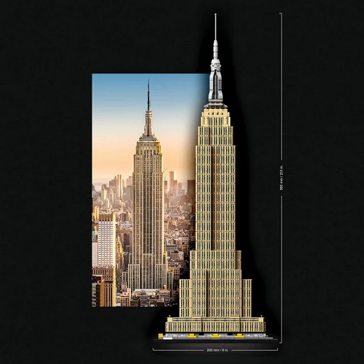 LEGO Architecture Empire State Building New York Landmark Collectible Model Building Set, 1760 pieces - ليجو - Image 5