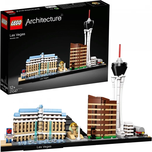 LEGO Architecture Las Vegas Model Building Set with Stratosphere Tower, Bellagio Hotel and Luxor Hotel, Skyline Collection LEGO Architecture Las Vegas Model Building Set with Stratosphere Tower, Bellagio Hotel and Luxor Hotel, Skyline Collection