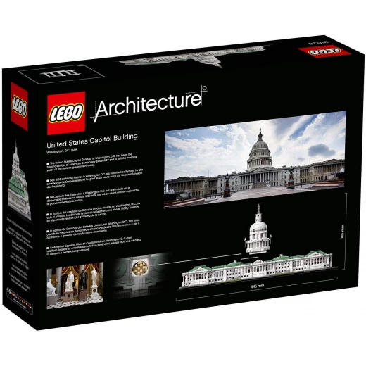 LEGO Architecture United States Capitol Building Model Set, 1032 pieces - ليجو - Image 5