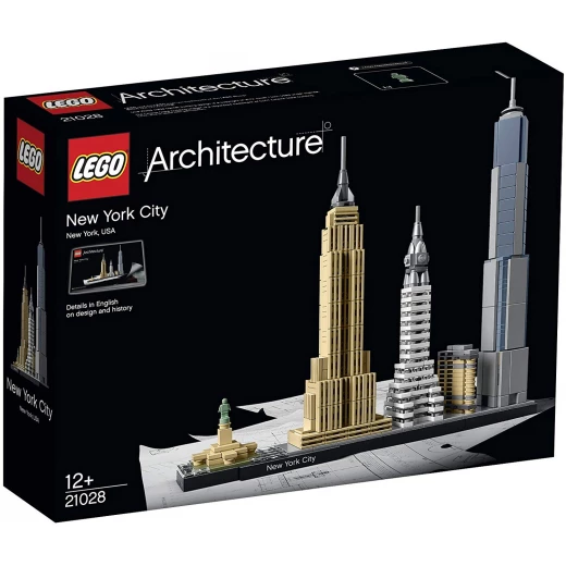 LEGO Architecture New York City Model Building Set, Skyline Collection with 4 Buildings and Minature Statue of Liberty - ليجو - Image 6