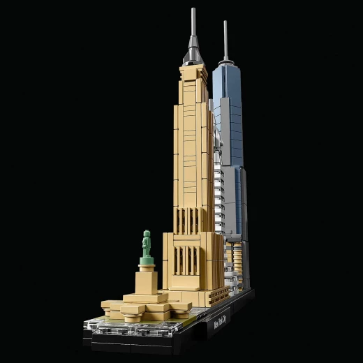 LEGO Architecture New York City Model Building Set, Skyline Collection with 4 Buildings and Minature Statue of Liberty - ليجو - Image 9