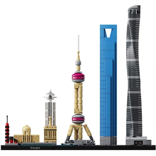 LEGO Architecture Shanghai Model Building Set with the Shanghai Tower and World Financial Centre - ليجو - Image 8