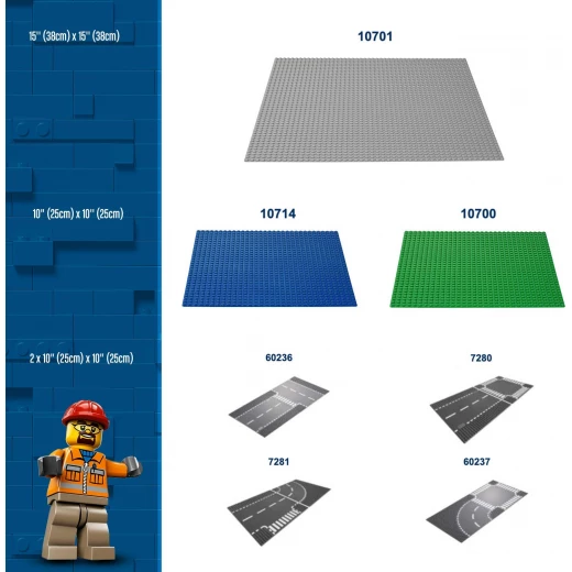 LEGO Classic Base Extra Large Building Plate 10 x 10 Inch Platform, Green - ليجو - Image 6