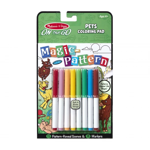 Melissa & Doug On The Go Magic Pattern Pad - Pets Melissa & Doug On The Go Magic Pattern Pad - Pets