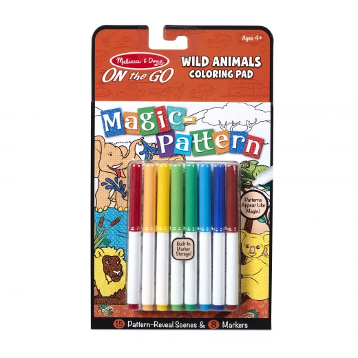 Melissa & Doug On The Go Magic Pattern Pad - Wild Animals Melissa & Doug On The Go Magic Pattern Pad - Wild Animals