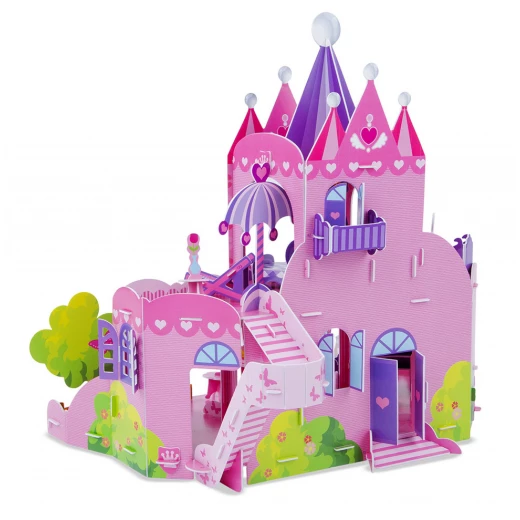 Melissa & Doug Pink Palace 3D Puzzle - ميليسا اند دوج - Image 5