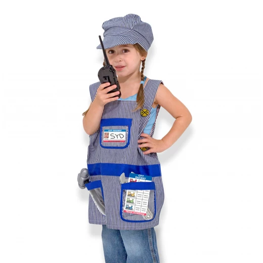 Melissa & Doug Train Engineer Role Play Costume, 3-6 years - Melissa &amp; Doug - Image 4