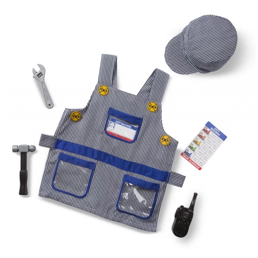 Melissa & Doug Train Engineer Role Play Costume, 3-6 years Melissa & Doug Train Engineer Role Play Costume, 3-6 years