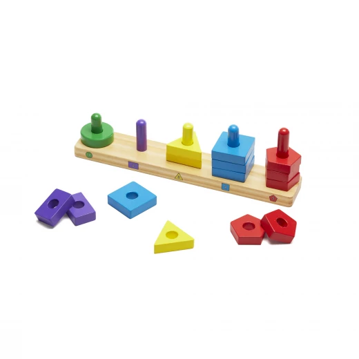 Melissa & Doug Stack & Sort Board Melissa & Doug Stack & Sort Board