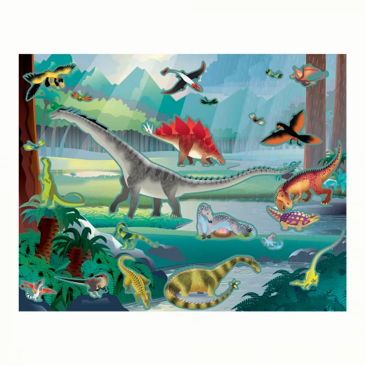 Melissa & Doug Reusable Sticker Pad, Prehistoric Design - Melissa &amp; Doug - Image 3
