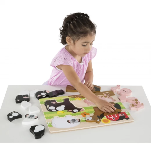 Chunky Jigsaw Puzzle - Farm Animals - ميليسا اند دوج - Image 5
