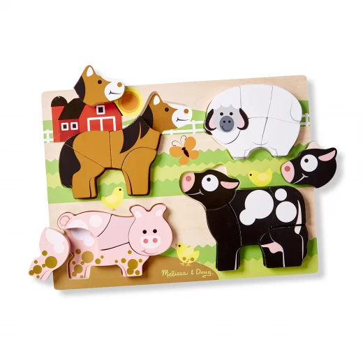 Chunky Jigsaw Puzzle - Farm Animals - ميليسا اند دوج - Image 3