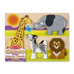Melissa and Doug Chunky Jigsaw Puzzle - Safari - ميليسا اند دوج
