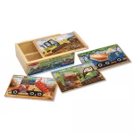 Melissa and Doug Construction Jigsaw Puzzles in a Box - ميليسا اند دوج