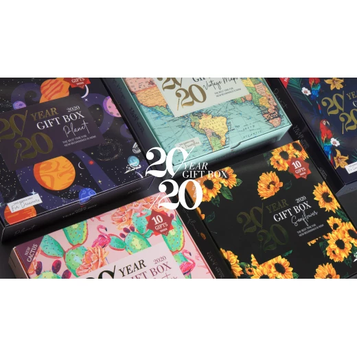 Mofakera Sun Flower Agenda, Gift Box 2020 - مفكرة - Image 2