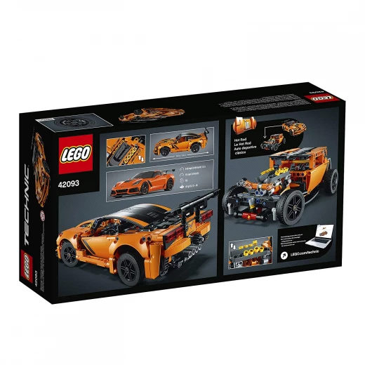 LEGO Technic Chevrolet Corvette ZR1 Building Kit, 2019 (579 Pieces) - ليجو - Image 3