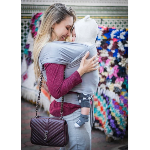 Baby Wrap Carrier - Beige - Image 3