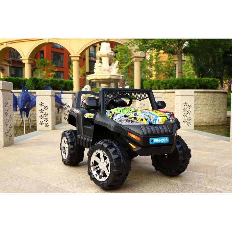 Motor Colored Desert  jeep - Yellow