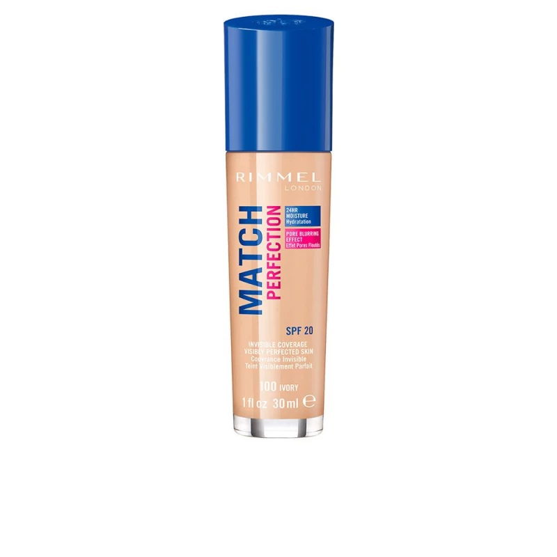 Rimmel London Match Perfection Foundation #1-ivory 3 ml - ريميل لندن