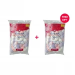 Septona Daily Clean Colored Cotton Balls, 100 Pieces - White Friday Offer - Buy 1 Get 1 Free - سيبتونا
