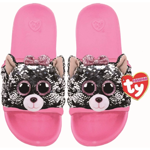 Stuffems Toy Shop Ty Flippable Fashion Slides - Kiki - Size Small (11-13) Stuffems Toy Shop Ty Flippable Fashion Slides - Kiki - Size Small (11-13)