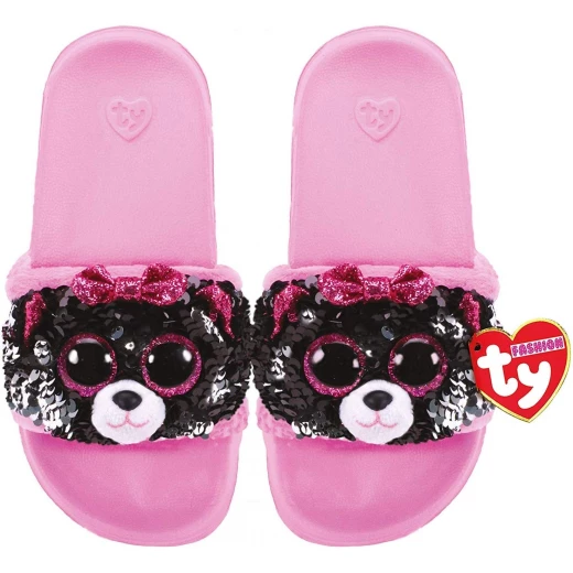 Stuffems Toy Shop Ty Flippable Fashion Slides - Kiki - Size Large (4-6) Stuffems Toy Shop Ty Flippable Fashion Slides - Kiki - Size Large (4-6)