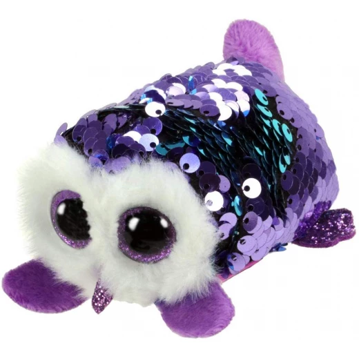 T&Y Ty Teeny Flippables Moonlight - Sequin Purple owl 4" T&Y Ty Teeny Flippables Moonlight - Sequin Purple owl 4"