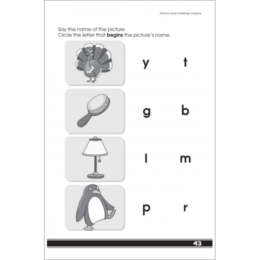 School Zone - Get Ready for Kindergarten Workbook - Ages 3 to 6 - سكول زون - Image 2