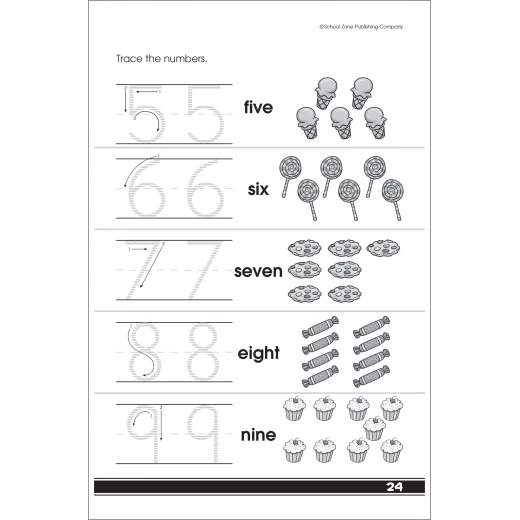 School Zone - Get Ready for Kindergarten Workbook - Ages 3 to 6 - سكول زون - Image 3
