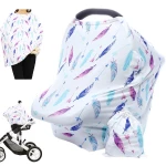Hicoco Nursing Cover Carseat Canopy - Baby Breastfeeding Cover - هيكوكو