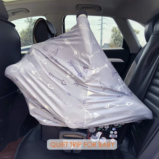 Hicoco Nursing Cover Carseat Canopy - Baby Breastfeeding Cover - هيكوكو - Image 8